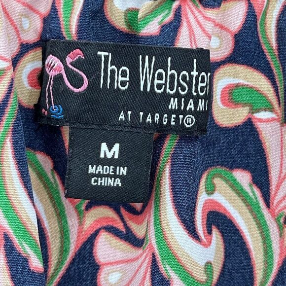 The Webster Miami at Target Multicolor Art Deco Print Flowy Mini Dress Medium - Picture 3 of 6